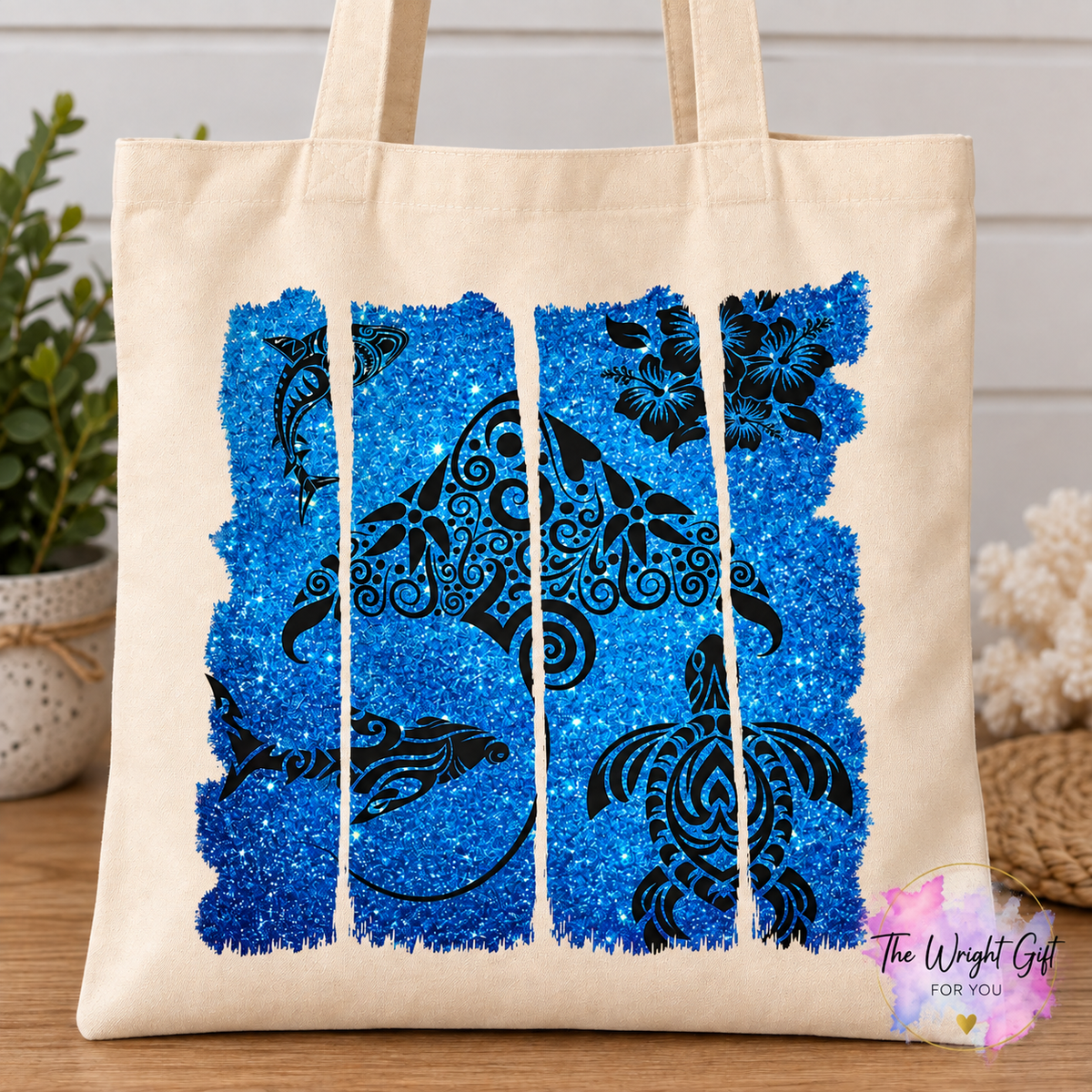 Blue Ocean Life Tote Bag