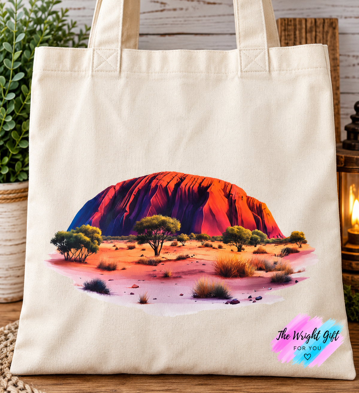 Uluru Outback Tote Bag