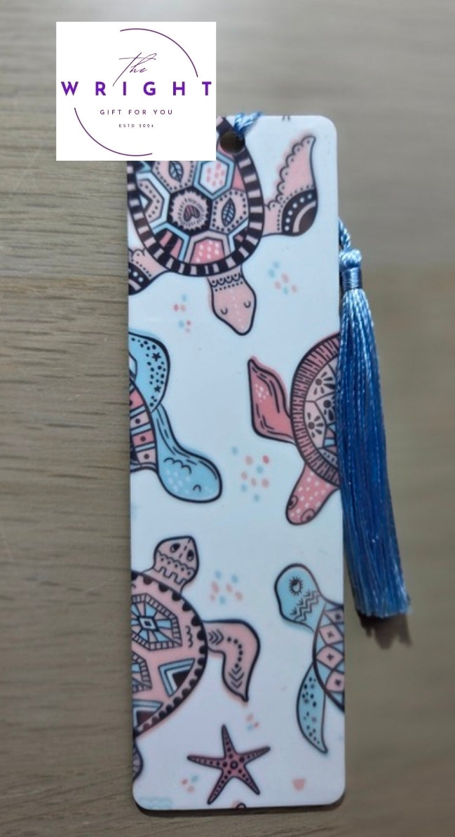 Boho Sea Turtle Acrylic Bookmark #20