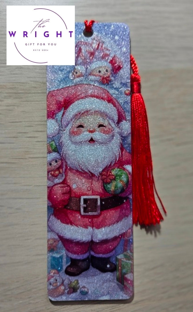Jolly Santa Claus Acrylic Bookmark #31