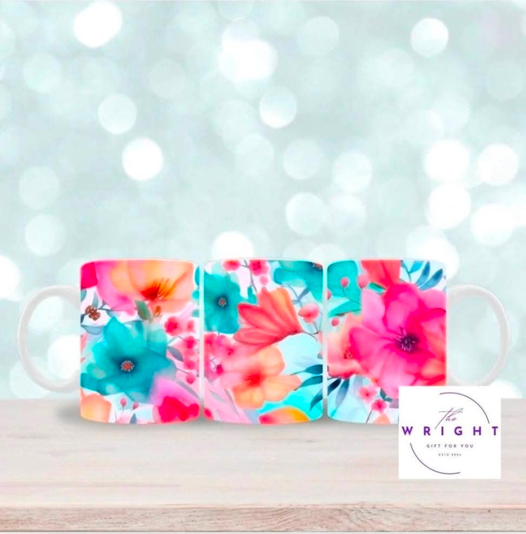 Bright Flowers mug