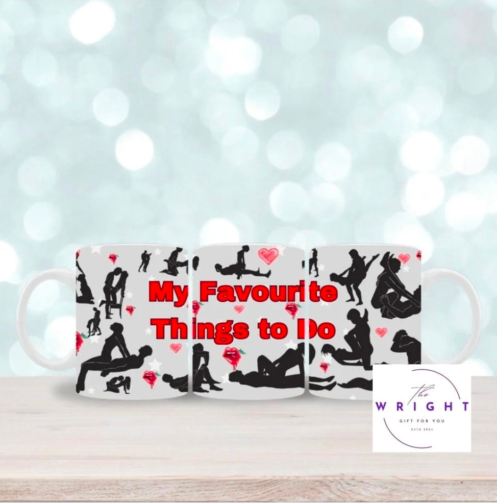 My favourite things to do mug