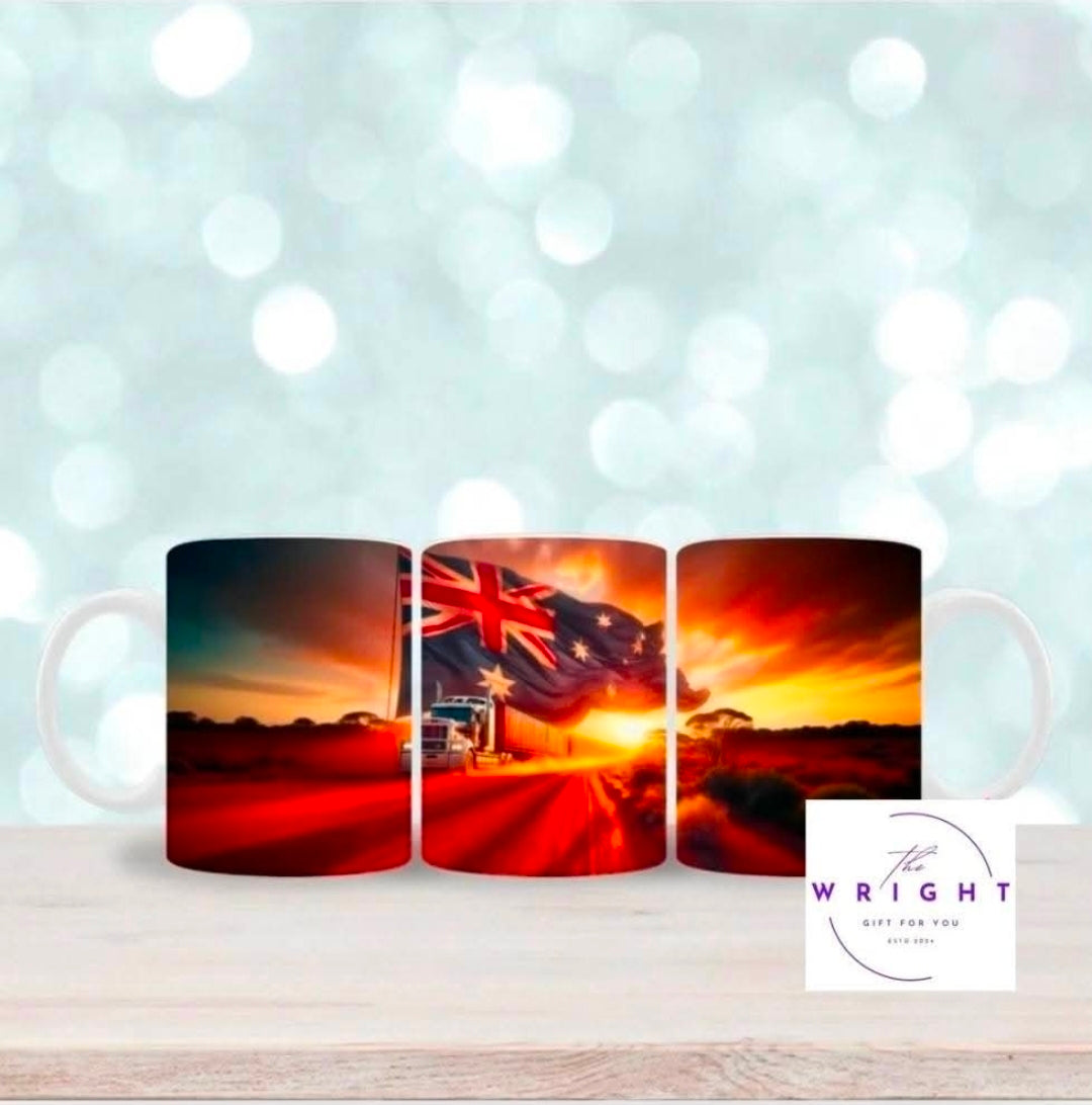 Truckin' Sunset Mug
