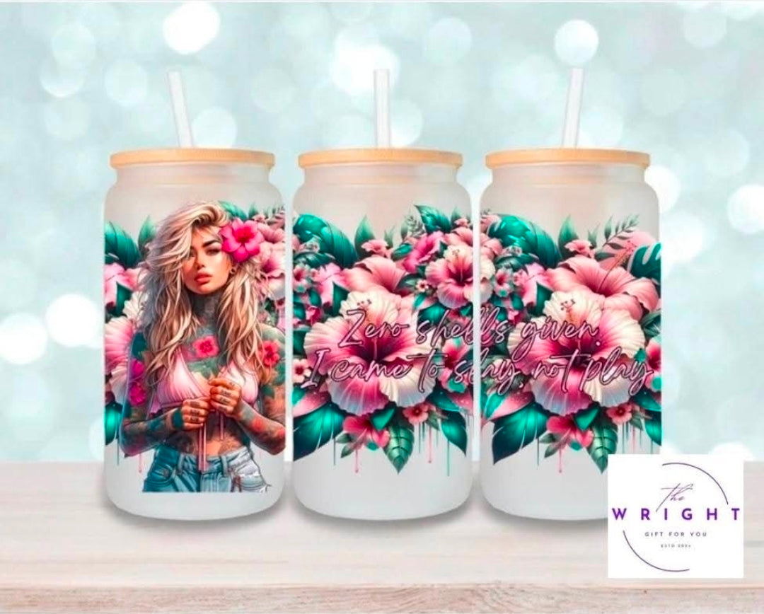 1. Zero Shells Given 16oz Tumbler