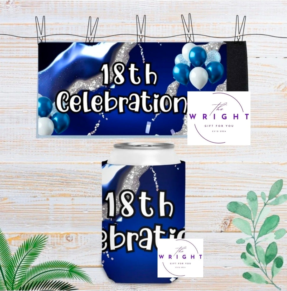 10. Blue Balloons 'Legally' Stubby Cooler