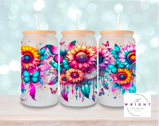11. Dreamcatchers and Flowers 16oz Tumbler