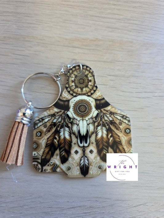 12. Cow Tag Keyring
