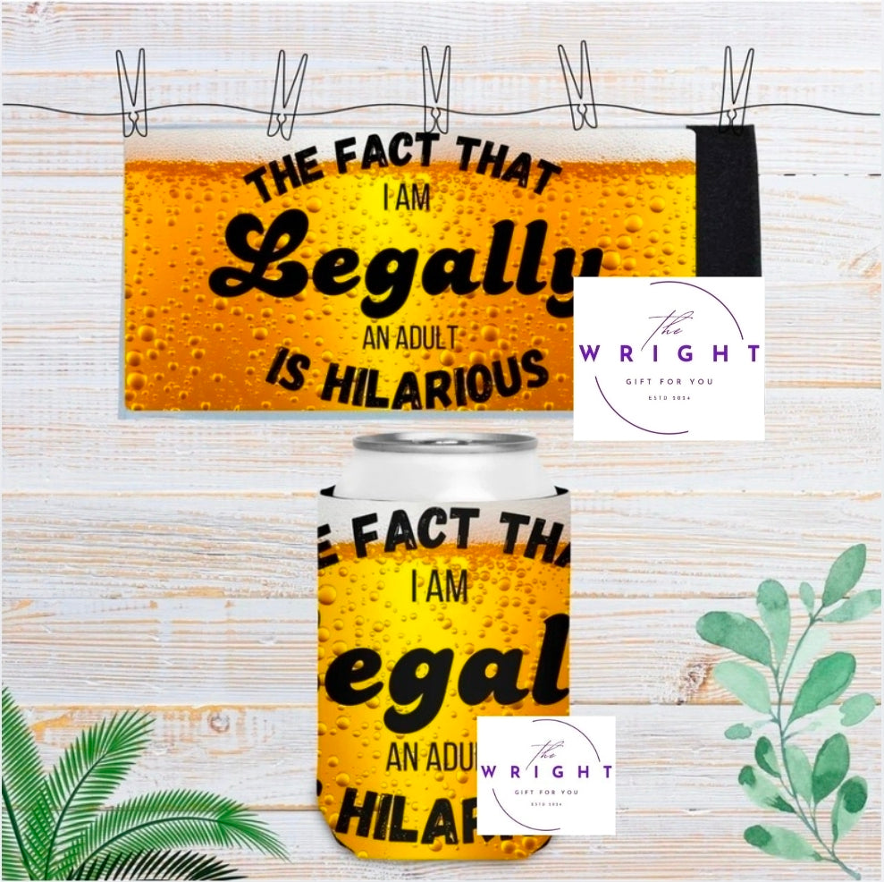 13. Beer 'Legally' Stubby Cooler