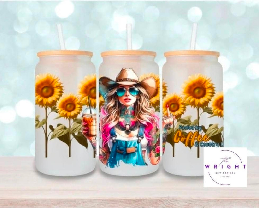 14. Fueled by Coffee & Country 16oz Tumbler