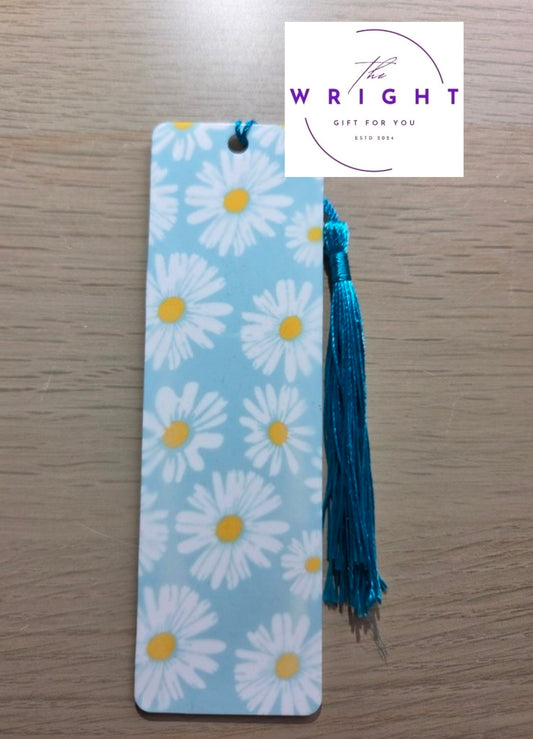Blue Daisy Acrylic Bookmark #15