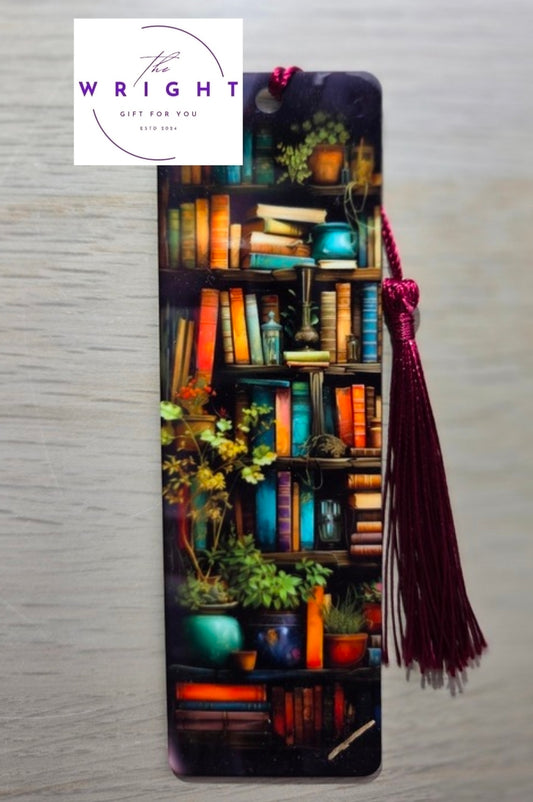 Cosy Bookshelf Acrylic Bookmark #19
