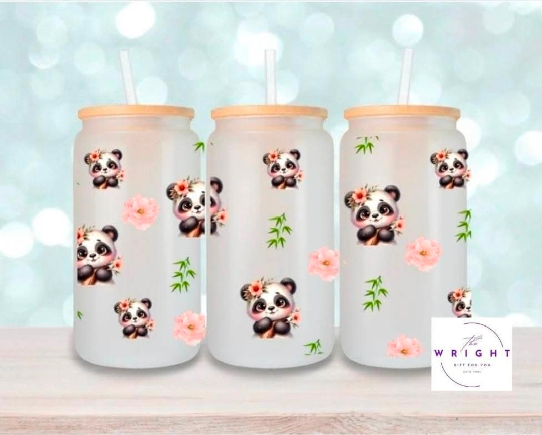 29. Little Girl Panda 16oz Tumbler