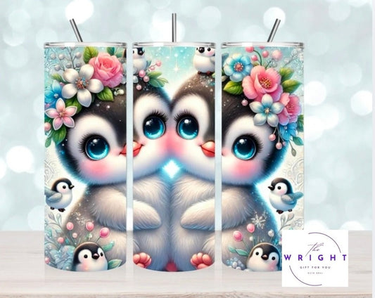 2 Cute baby penguins 20oz Tumbler