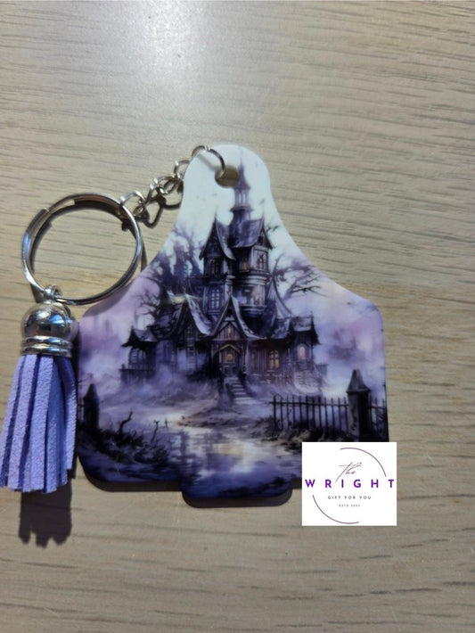 31. Cow Tag Keyring