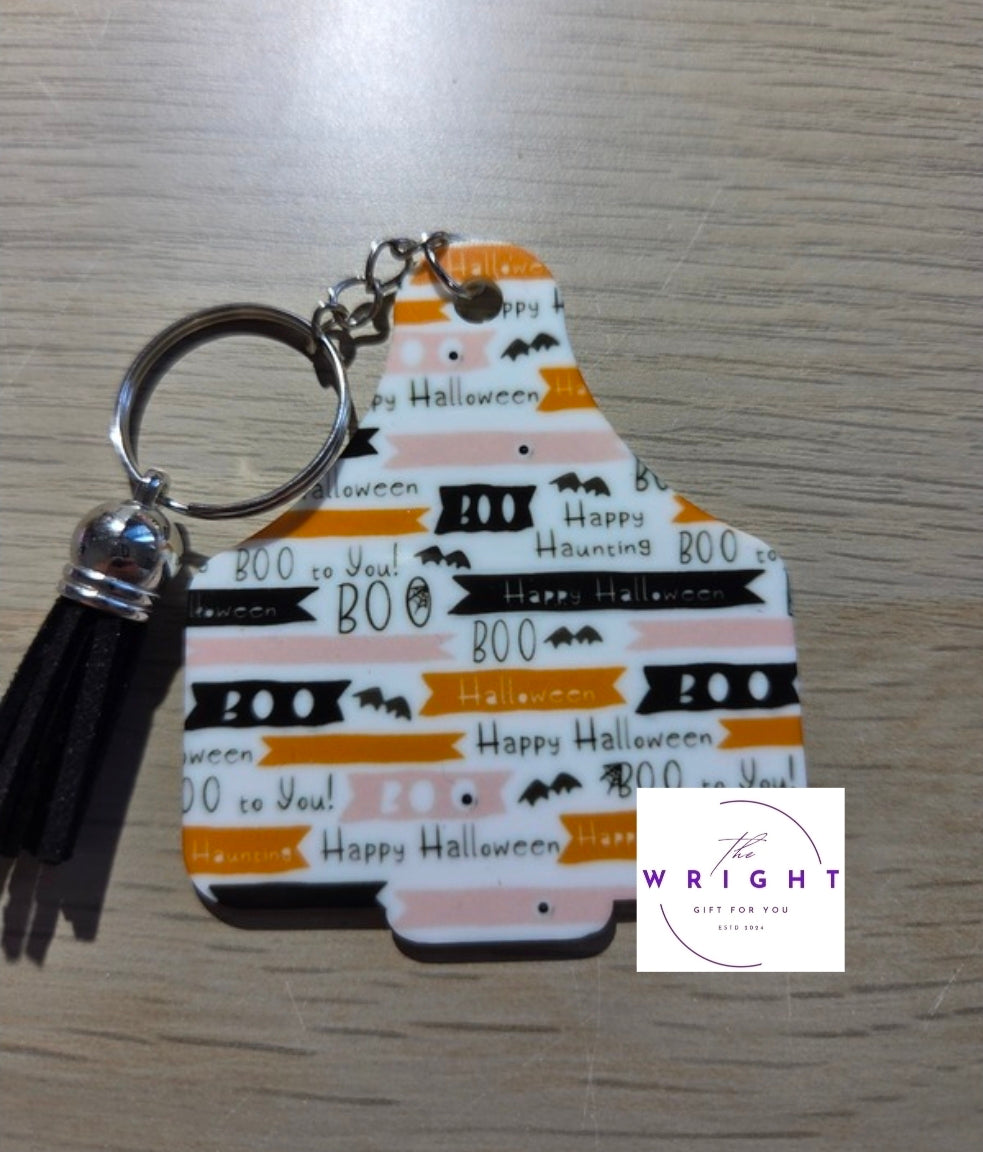 32. Cow Tag Keyring