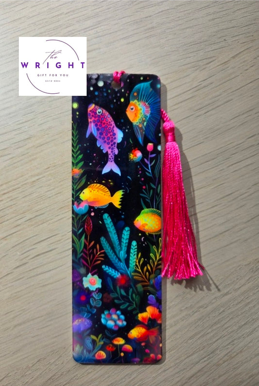 Tropical Fish Acrylic Bookmark #4
