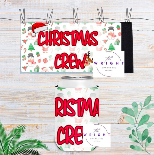 43. Christmas Crew Stubby Cooler