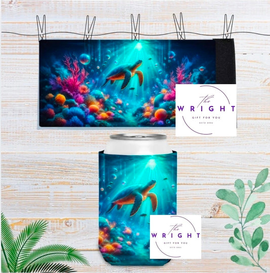 47. Sea Turtle Stubby Cooler