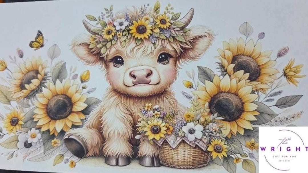 6. Baby Highland Cow 16oz Tumbler