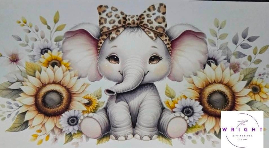 8. Baby Elephant 16oz Tumbler