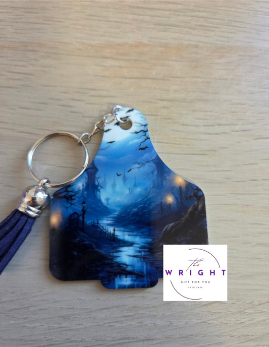9. Cow Tag Keyring