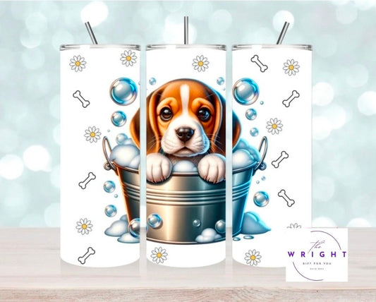 Beagle Pup in Tub 20oz Tumbler