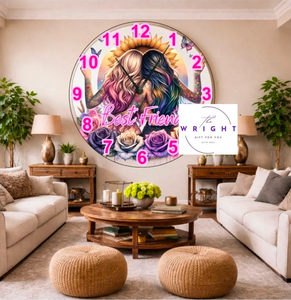 Best Friends Clock
