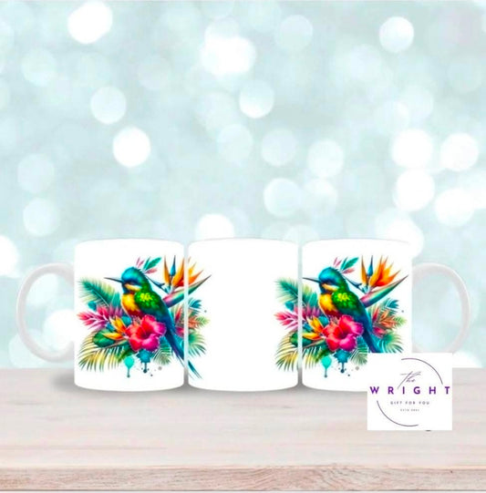 Bird in Flowers #2 mug