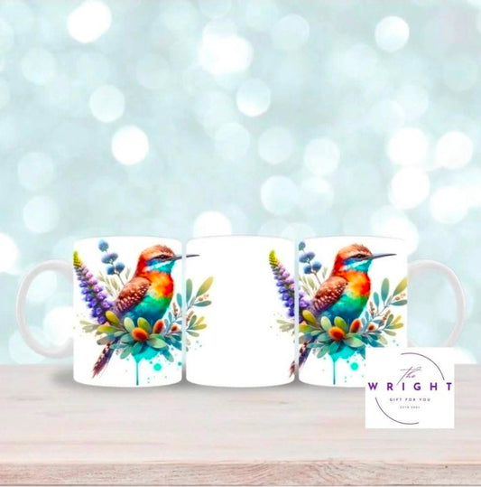 Bird in Flowers Mug