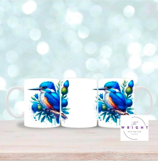 Blue Kingfisher Mug