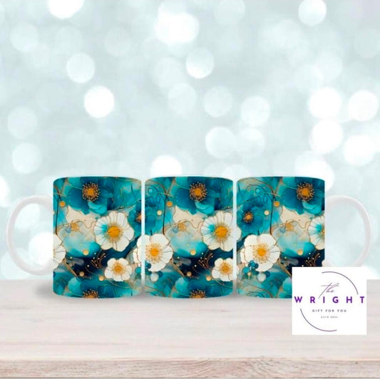 Blue Flowers mug