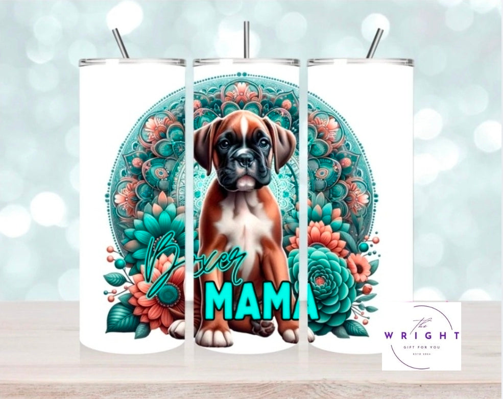 Boxer Mama 20oz tumbler