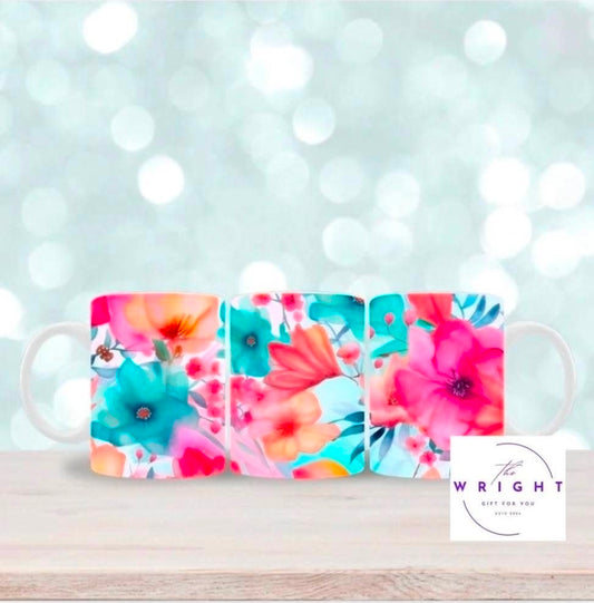 Bright Flowers mug