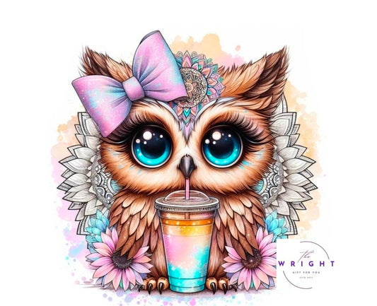 Bubble Tea Owl 20oz Tumbler