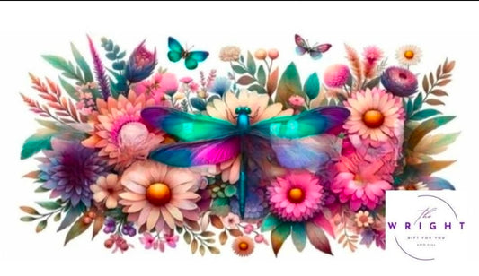 Butterflies and Dragonflies 16oz Tumbler