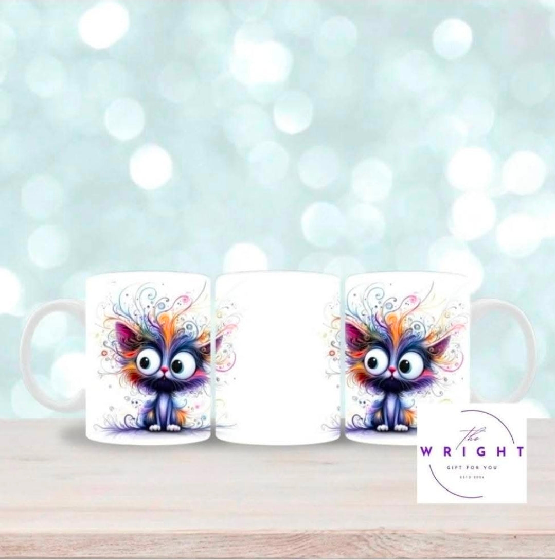 Cat Crazy Hair Mug