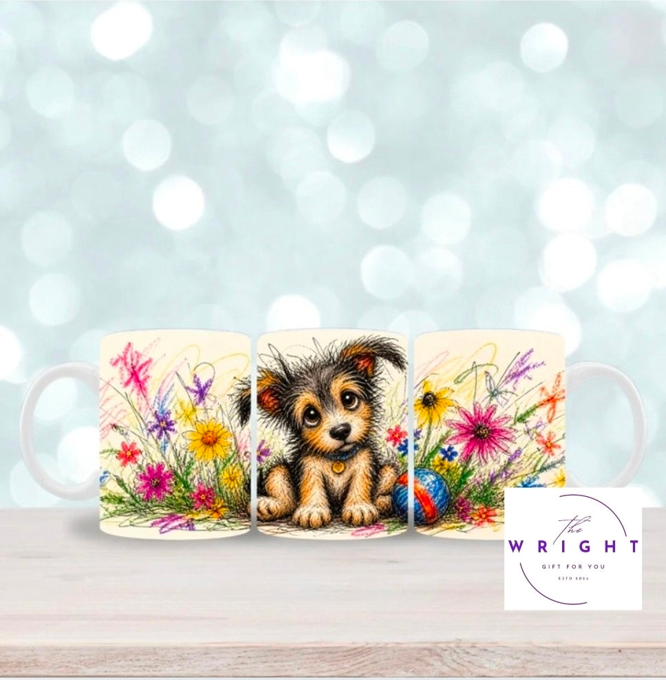 Crayon Pup #1 Mug