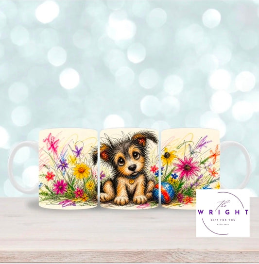 Crayon Pup #1 Mug