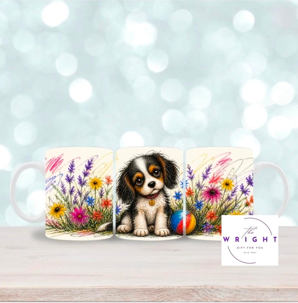 Crayon Pup #2 Mug