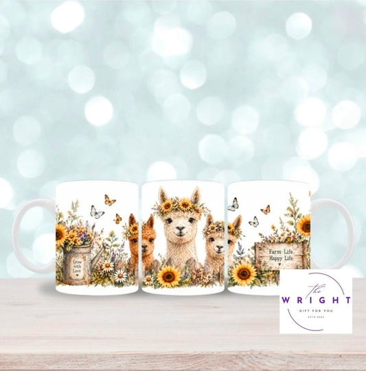 Farm Life Happy Life Mug
