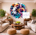 Flower Skull Clock (Option Two)