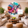 Flower Skull Clock (Option One)