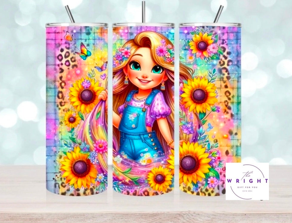 Girl in Sunflowers 20oz Tumbler
