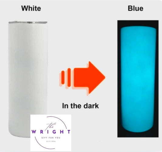 Custom Design 20oz Tumbler - Glow in the Dark