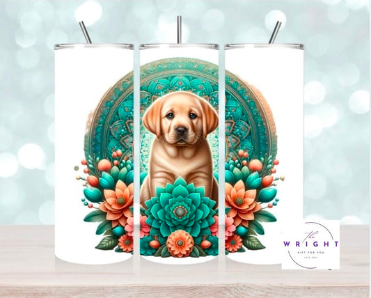 Golden Lab Puppy 20oz Tumbler
