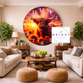 Highland Cow Clock (Option Three)