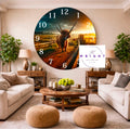 Highland Cow Clock (Option Four)
