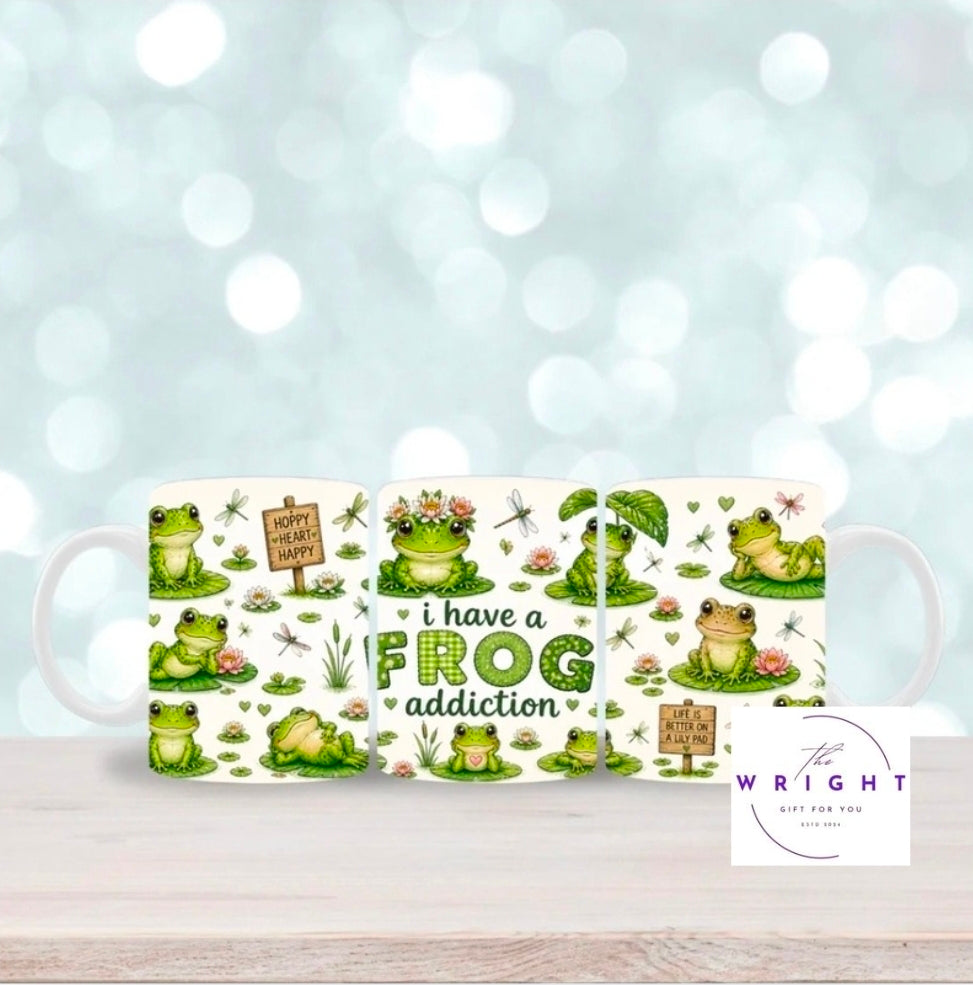 I Have a Frog Addiction Mug