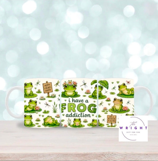 I Have a Frog Addiction Mug