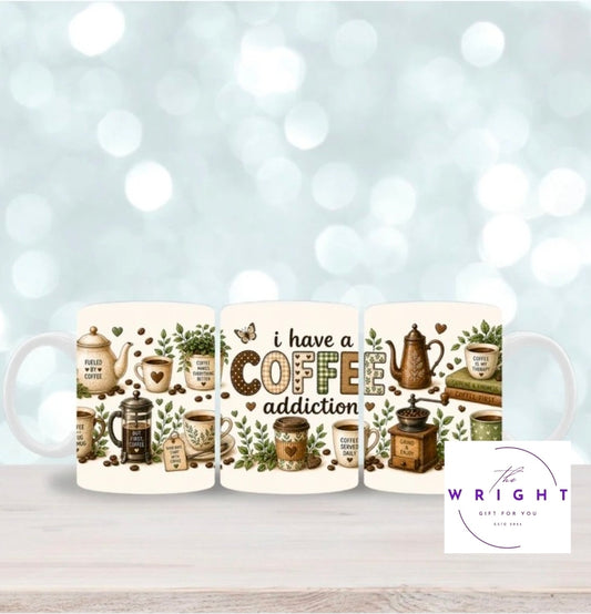 I have a coffee addiction mug